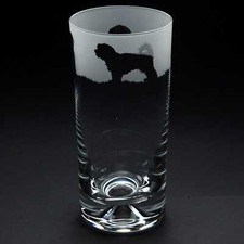 Maltese Dog Highball Glass -