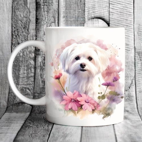 Maltese dog mug - maltese,