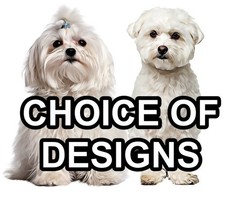 Maltese Self Adhesive Dog