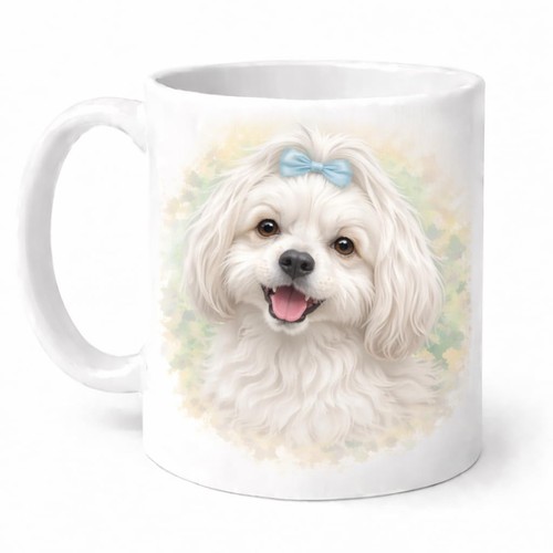 Maltese dog mug brew - maltese,
