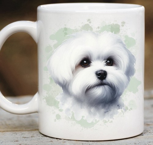 Maltese dog mug pet - maltese,