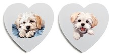 Maltese Dog Fridge Magnet