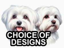 Maltese Self Adhesive Dog